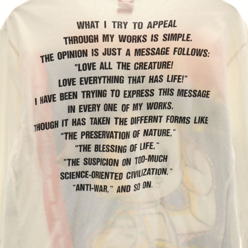 ブランド名 手塚プロダクション 80s 90s オールド 日本製 シングルステッチ 長袖 鉄腕アトム カットソー ホワイト 手塚治虫 メンズ