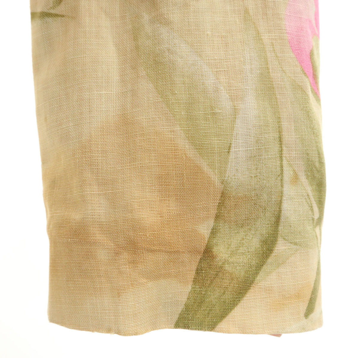 CELINE セリーヌ フランス製 花柄 コート 38 ベージュ レディース