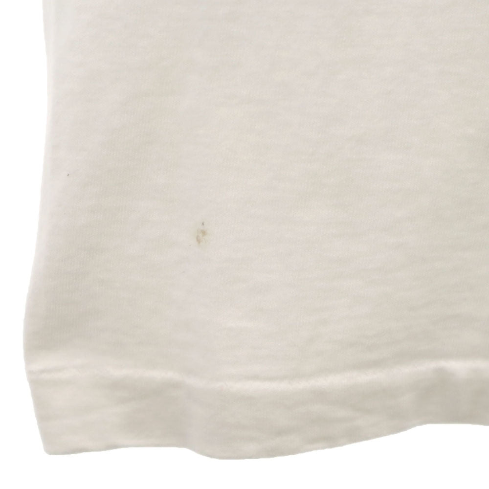 NJ CROCE 90s オールド USA製 長袖 ポパイ カットソー L ホワイト ロンT メンズ