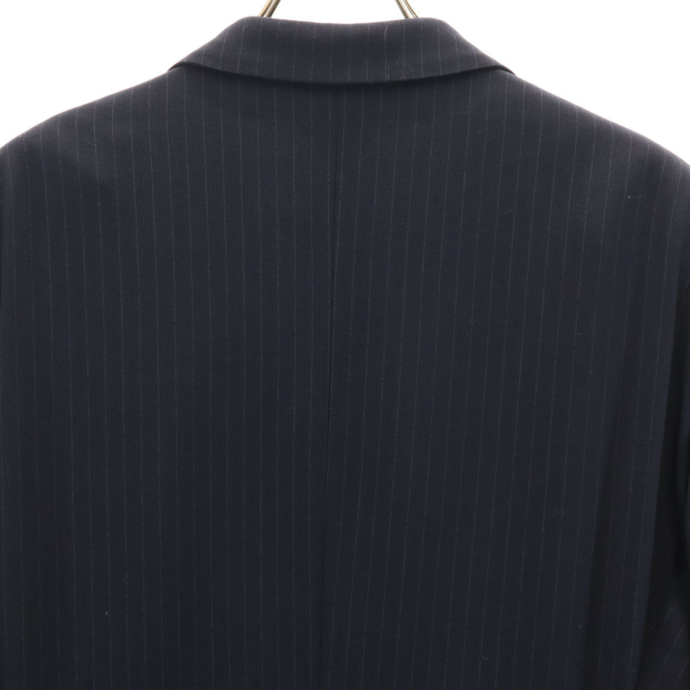 GIORGIO ARMANI ジョルジオアルマーニ イタリア製 ウールブレンド テーラードジャケット 50 ネイビー メンズ