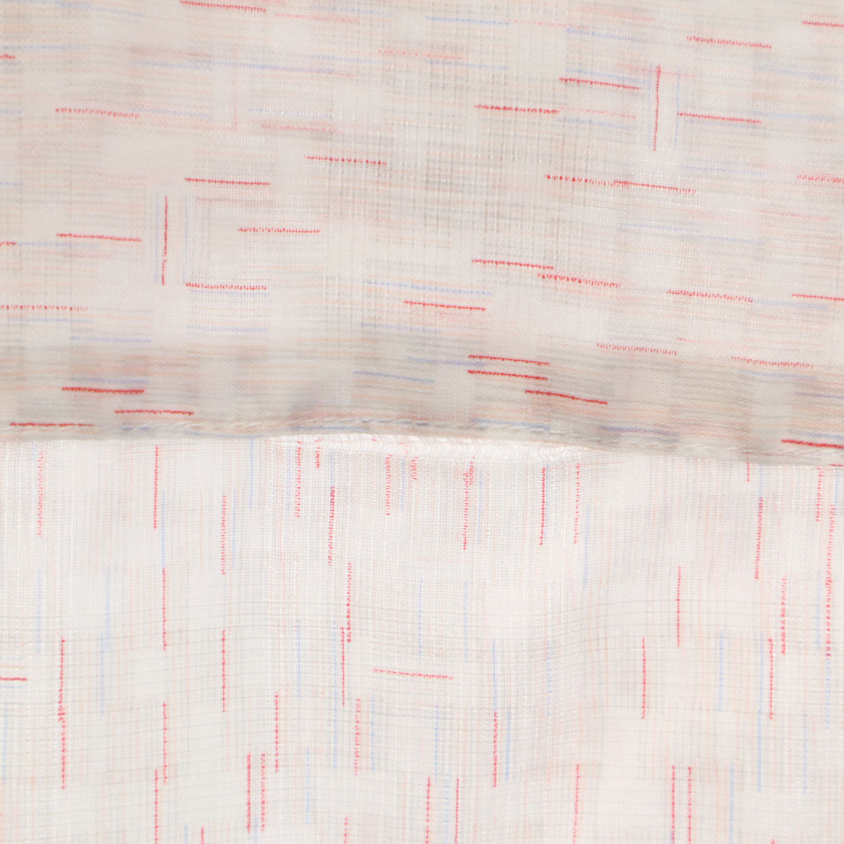 ARMANI EXCHANGE アルマーニエクスチェンジ 総柄 長袖 シャツ M 白×赤系 メンズ