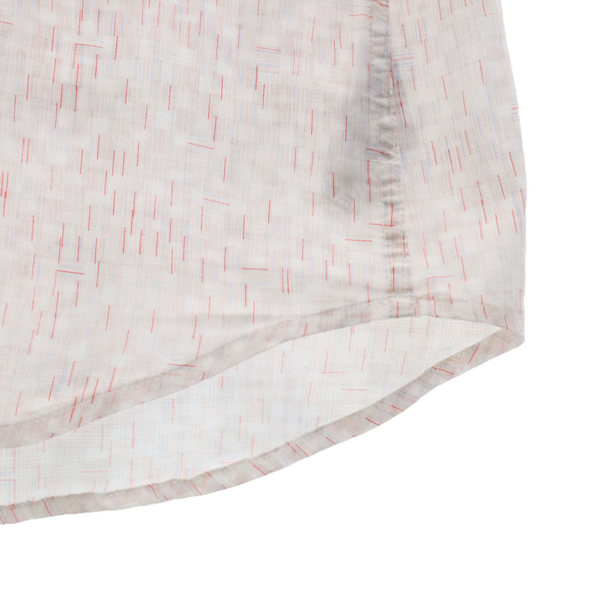 ARMANI EXCHANGE アルマーニエクスチェンジ 総柄 長袖 シャツ M 白×赤系 メンズ