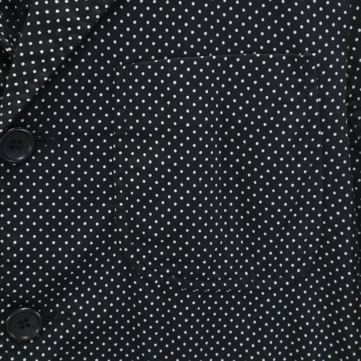 ENGINEERED GARMENTS エンジニアドガーメンツ USA製 ドット柄 テーラードジャケット XS 黒 水玉 メンズ