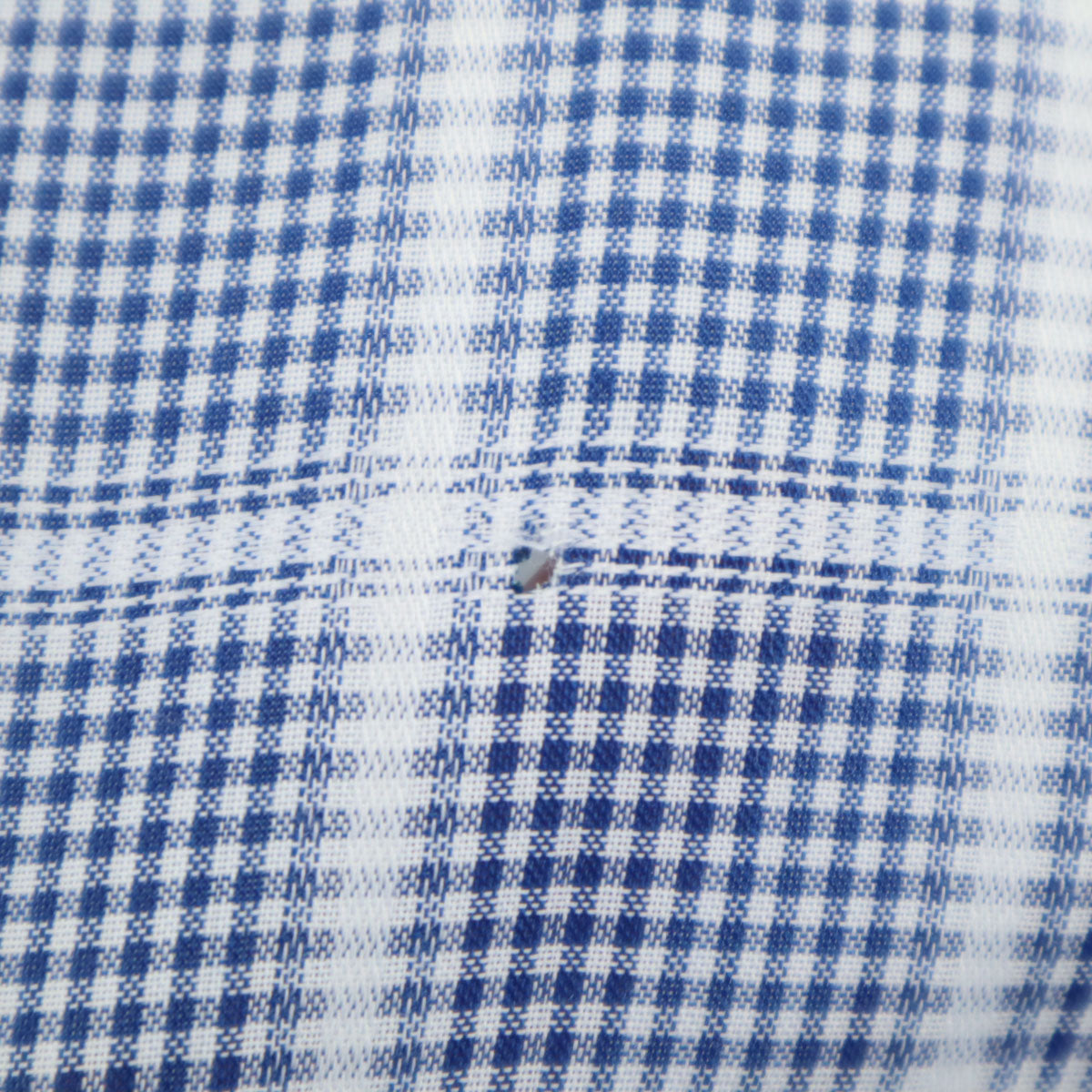VAN HEUSEN ヴァンヒューゼン 60s 70s ヴィンテージ 衿芯 チェック柄 長袖 シャツ ブルー メンズ