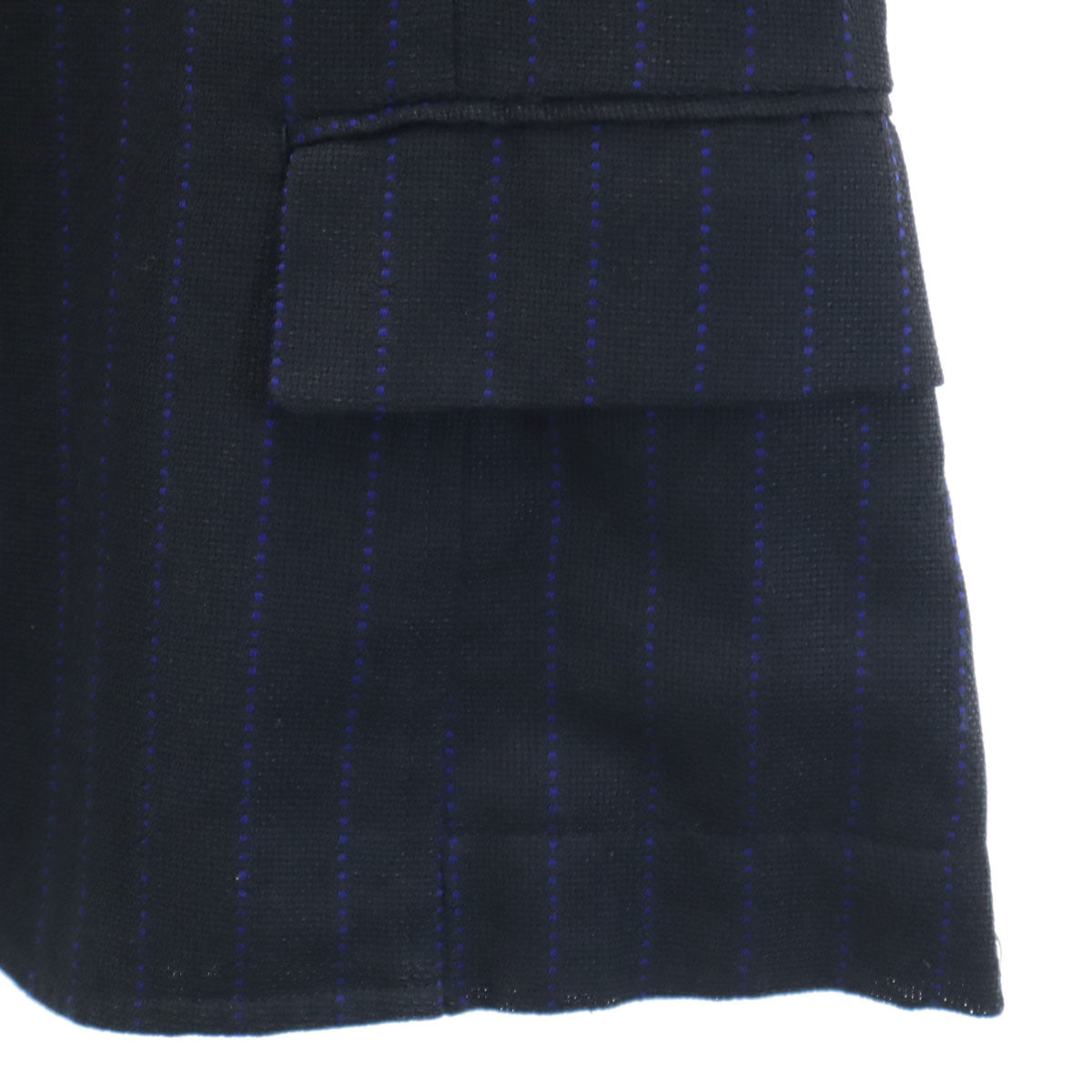 tricot COMME des GARCONS トリコットコムデギャルソン 80s 1989年 ヴィンテージ 日本製 ストライプ柄 テーラードジャケット ブラック メンズ