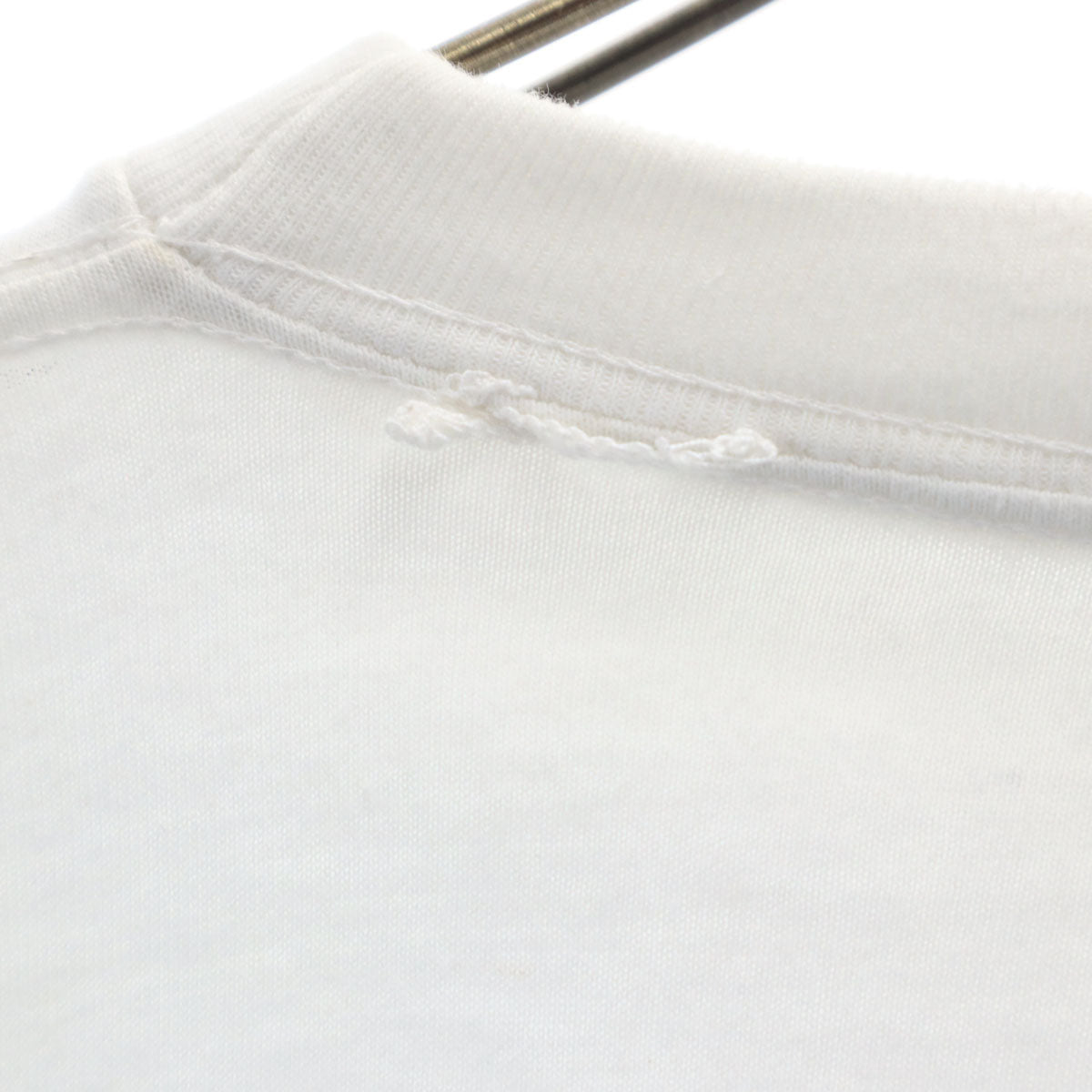 OLD オールド 90s 長袖 両面 プリントスカル Tシャツ XL ホワイト メンズ