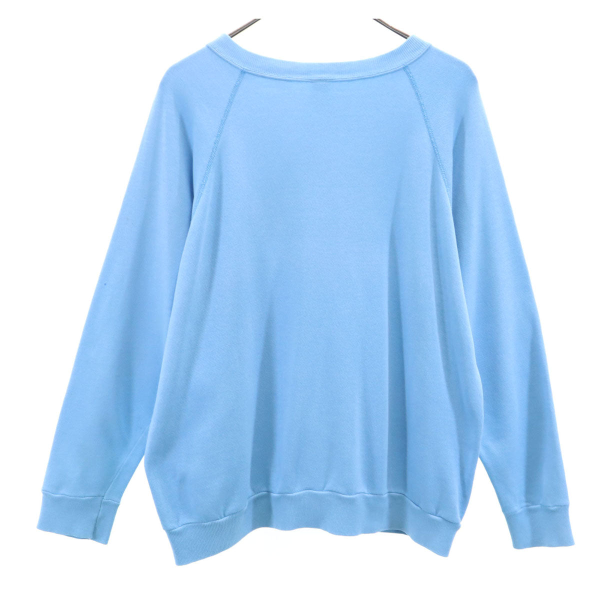 VINTAGE ヴィンテージ 80s イーグル アラスカ 長袖 ラグラン スウェット ライトブルー メンズ