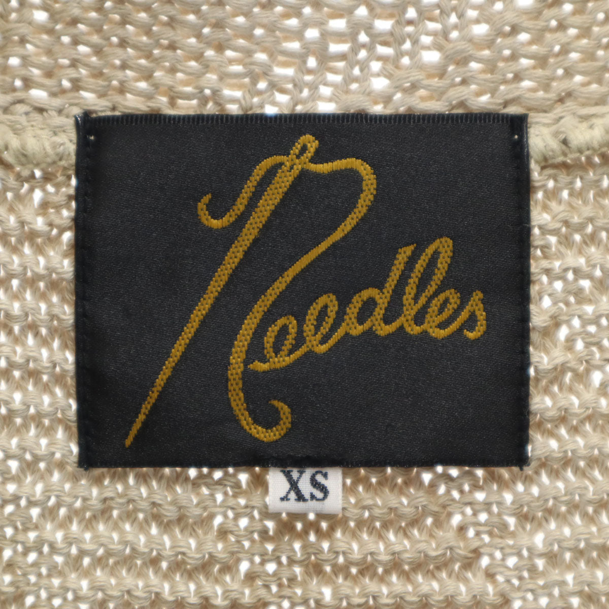 Needles ニードルズ 日本製 長袖 カーディガン XS ベージュ メンズ