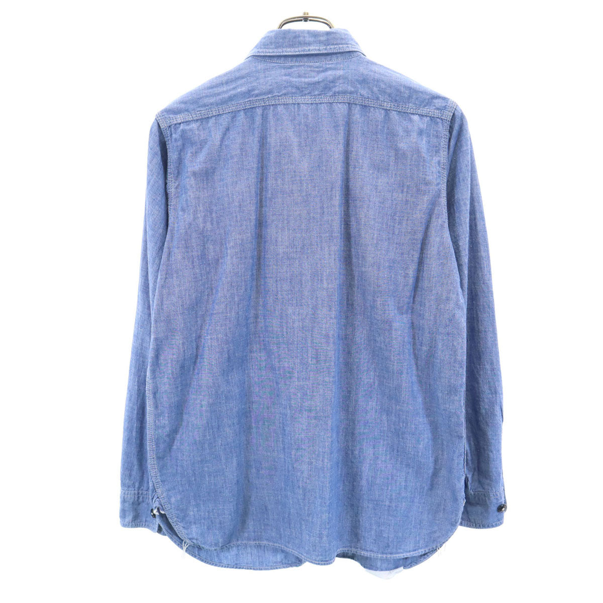 8 HOUR UNION JOE McCOY エイトアワーユニオン ジョーマッコイ 長袖 シャンブレーシャツ 14 ウォッシュブルー メンズ