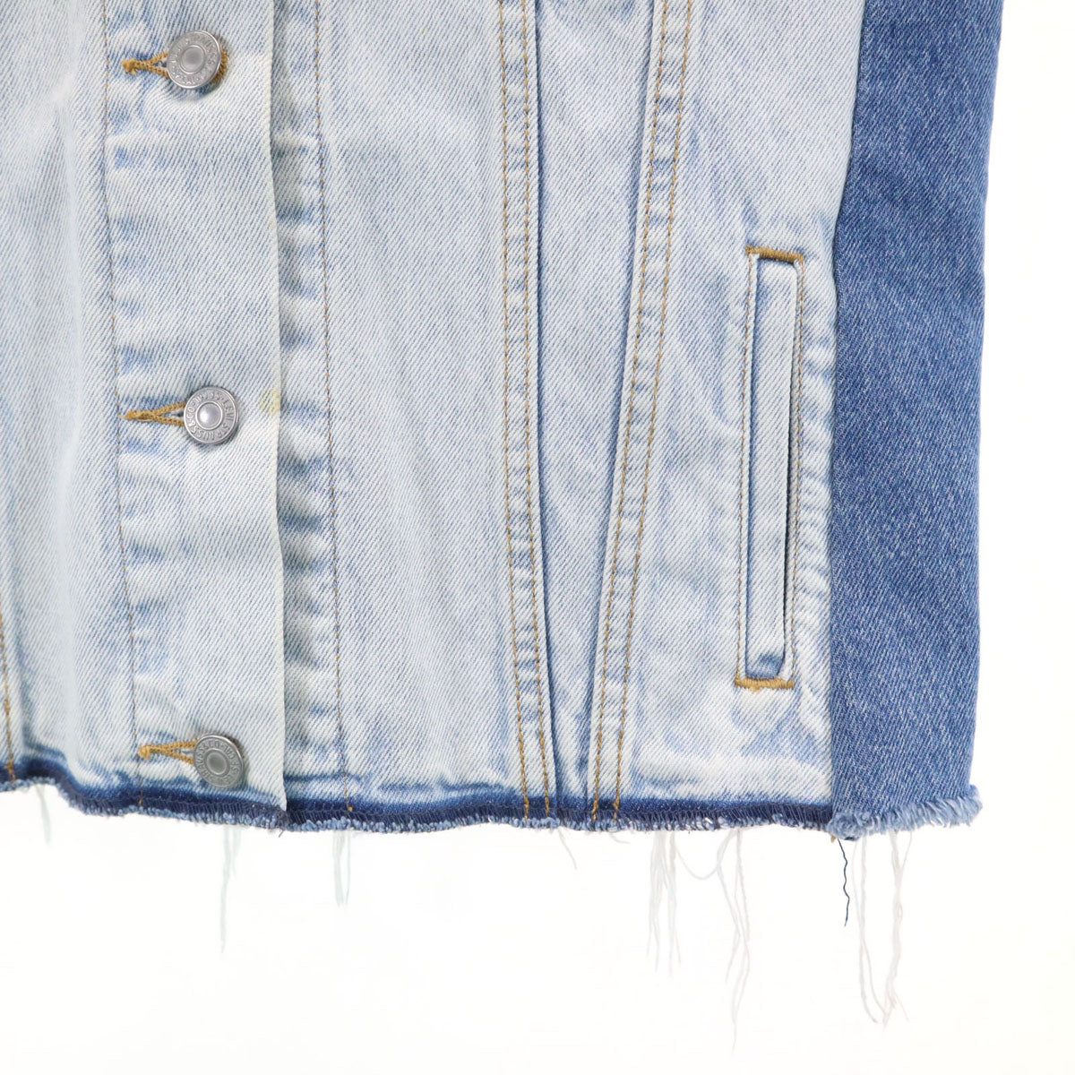 Levi's リーバイス 72736-0000 ビッグE Ex ボーイフレンド デニムジャケット M アイスブルー ジージャン トラッカー レディース