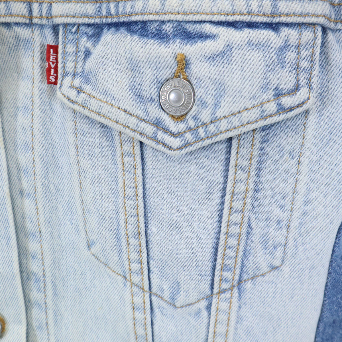 Levi's リーバイス 72736-0000 ビッグE Ex ボーイフレンド デニムジャケット M アイスブルー ジージャン トラッカー レディース