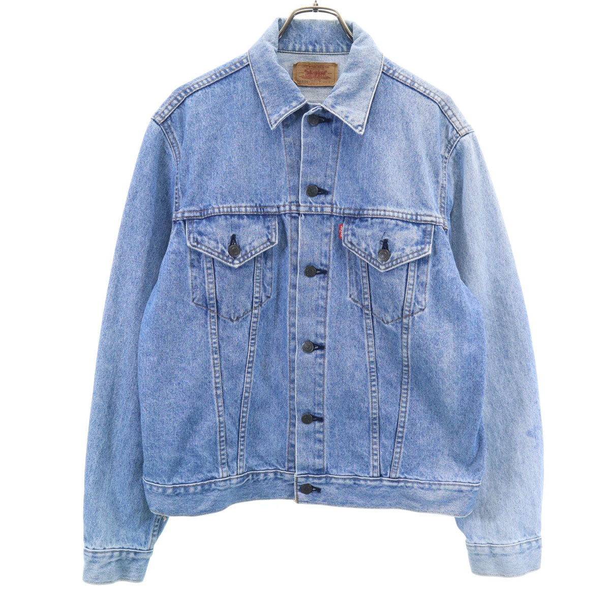 Levi's リーバイス 90s 70505-0217 オールド 日本製 4thタイプ デニムジャケット 42 ウォッシュブルー Gジャン メンズ