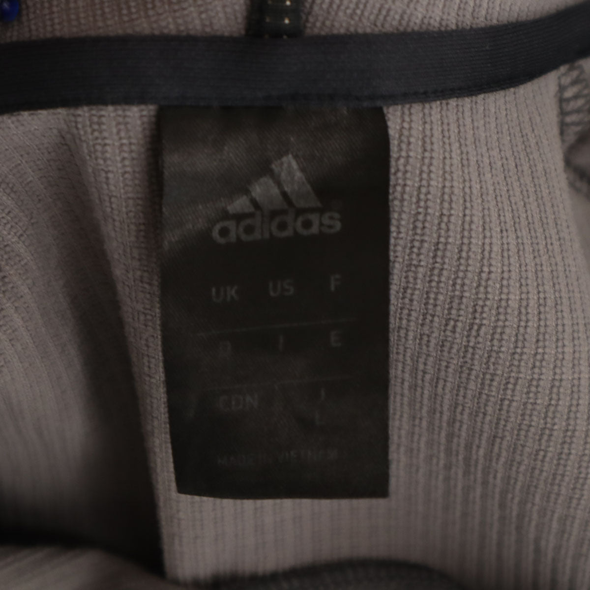 adidas アディダス 長袖 ジップパーカー 上下 セットアップ L/O グレー メンズ