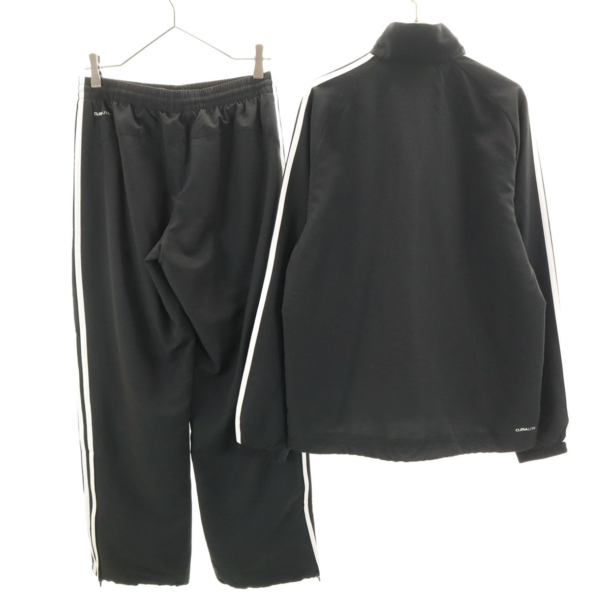adidas アディダス トラックジャケット 上下 セットアップ M ブラック 裏メッシュ メンズ