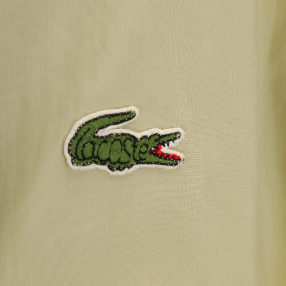CHEMISE LACOSTE シュミーズラコステ ウインドブレーカー 上下 セットアップ 4 ベージュ 裏メッシュ 収納袋付き メンズ