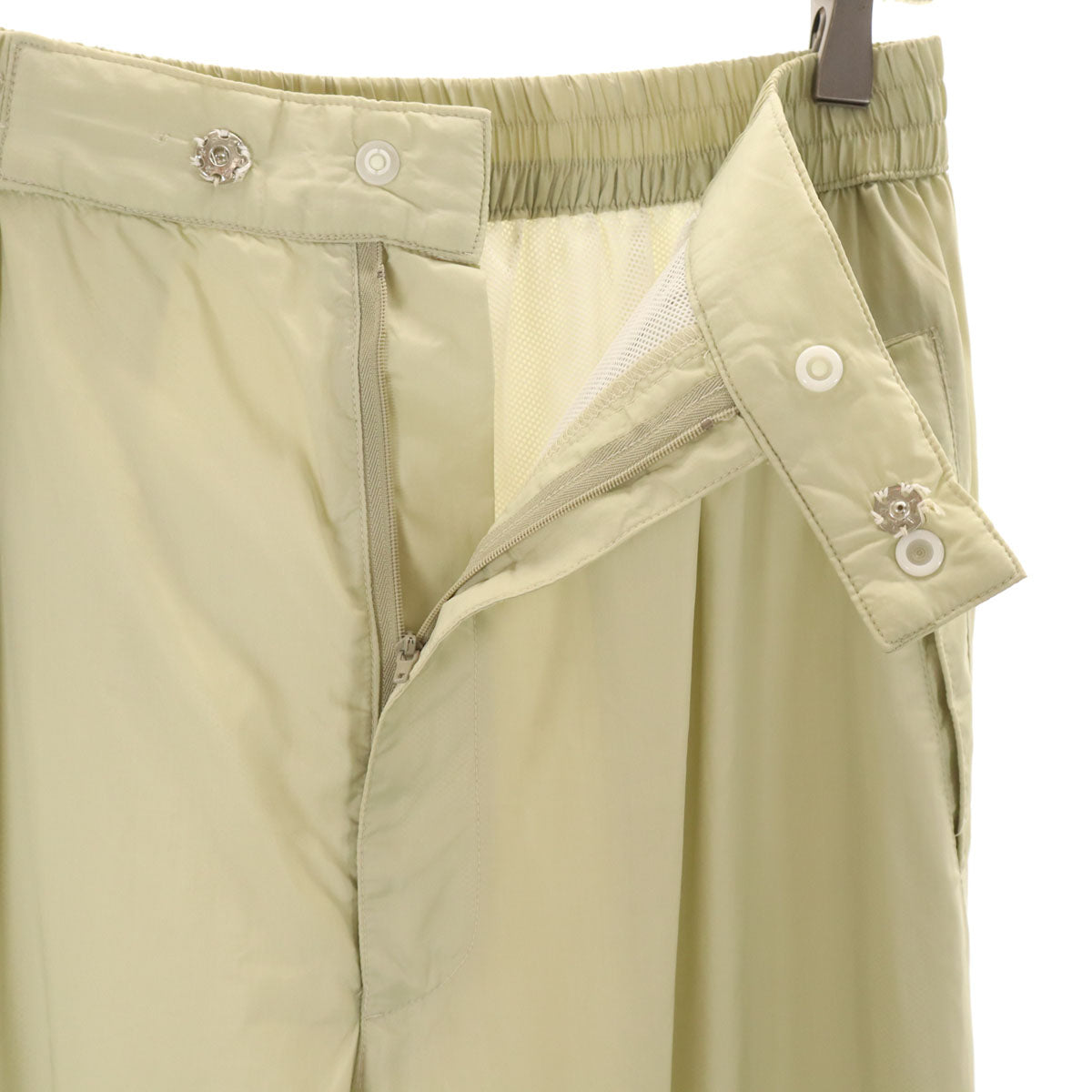 CHEMISE LACOSTE シュミーズラコステ ウインドブレーカー 上下 セットアップ 4 ベージュ 裏メッシュ 収納袋付き メンズ