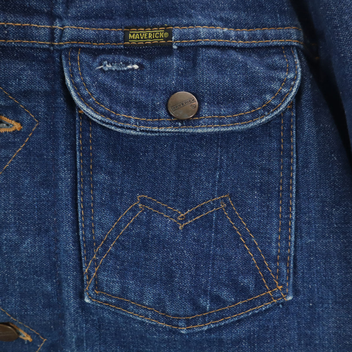 MAVERICK マーベリック 70s 80s ヴィンテージ USA製 デニムジャケット 36 ブルー BLUE BELL メンズ