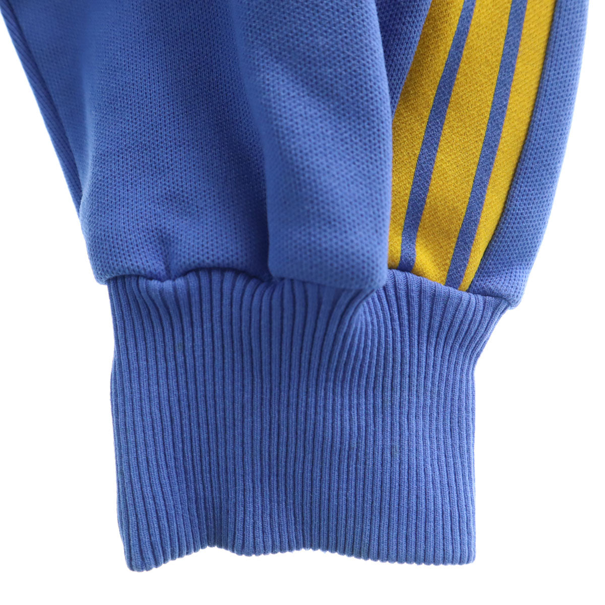 adidas アディダス 70s ヴィンテージ 西ドイツタグ デサント製 トラックジャケット 4 ブルー メンズ