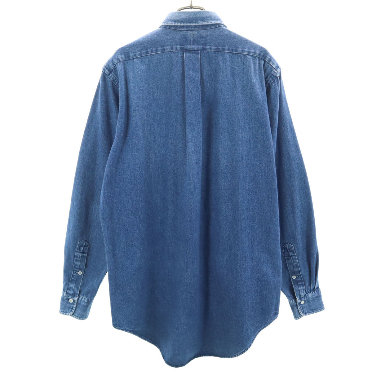 POLO COUNTRY RALPH LAUREN ポロカントリー ラルフローレン 80s 90s オールド 長袖 デニムシャツ M ブルー メンズ