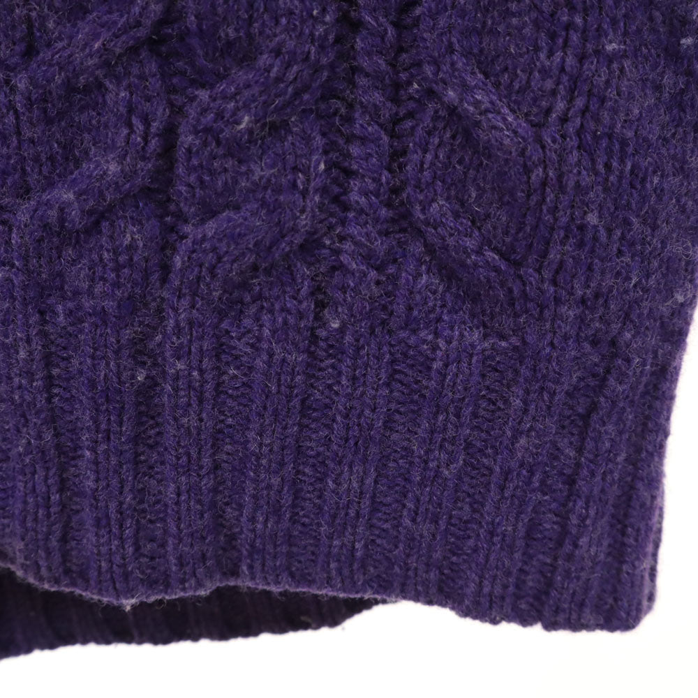 Polo by Ralph Lauren ポロバイラルフローレン ウールブレンド 長袖 ショールカラー セーター M パープル ニット メンズ