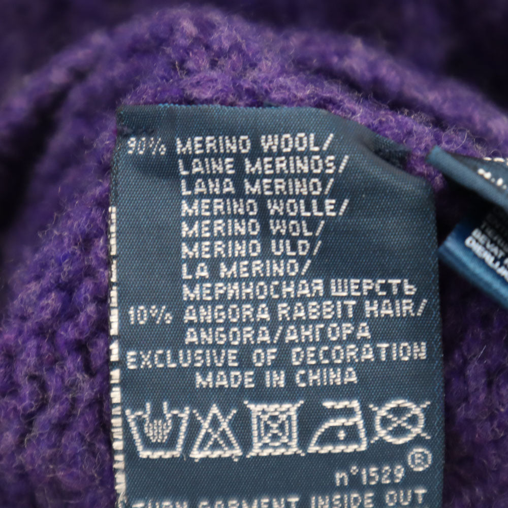 Polo by Ralph Lauren ポロバイラルフローレン ウールブレンド 長袖 ショールカラー セーター M パープル ニット メンズ