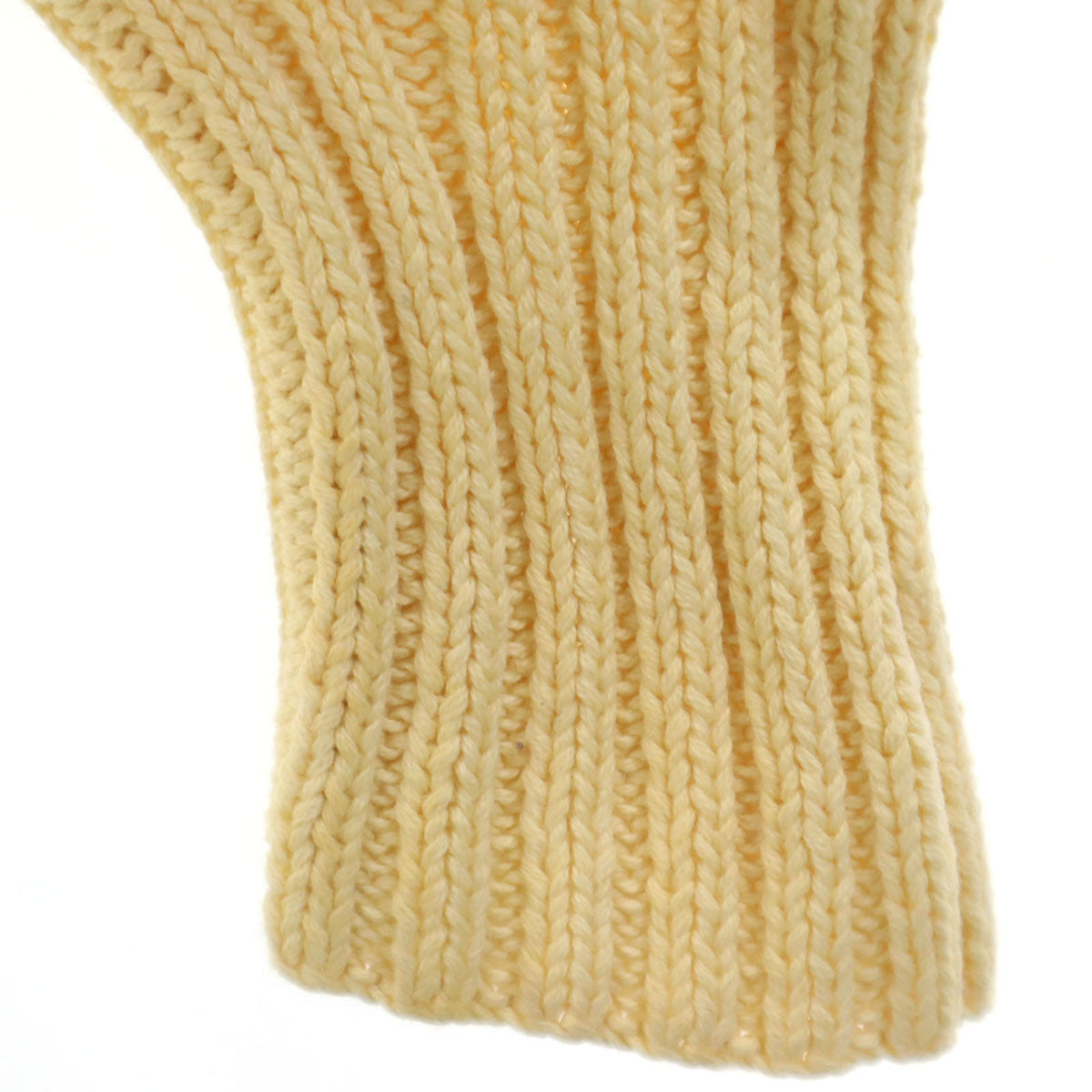 Polo by Ralph Lauren ポロバイラルフローレン 90s オールド ハンドニット アーガイル柄 長袖 Vネック ニット M イエロー メンズ