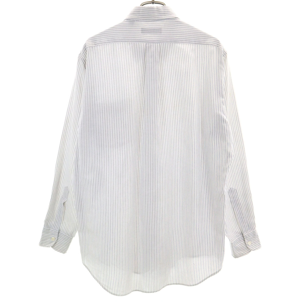 Chaps by Ralph Lauren チャップスバイラルフローレン 70s ヴィンテージ ストライプ柄 長袖 ボタンダウンシャツ 151/2 ホワイト コットンシャツ メンズ