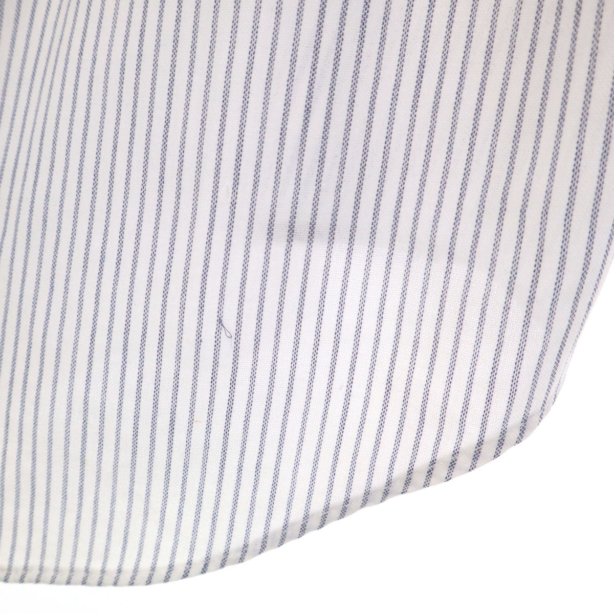 Chaps by Ralph Lauren チャップスバイラルフローレン 70s ヴィンテージ ストライプ柄 長袖 ボタンダウンシャツ 151/2 ホワイト コットンシャツ メンズ