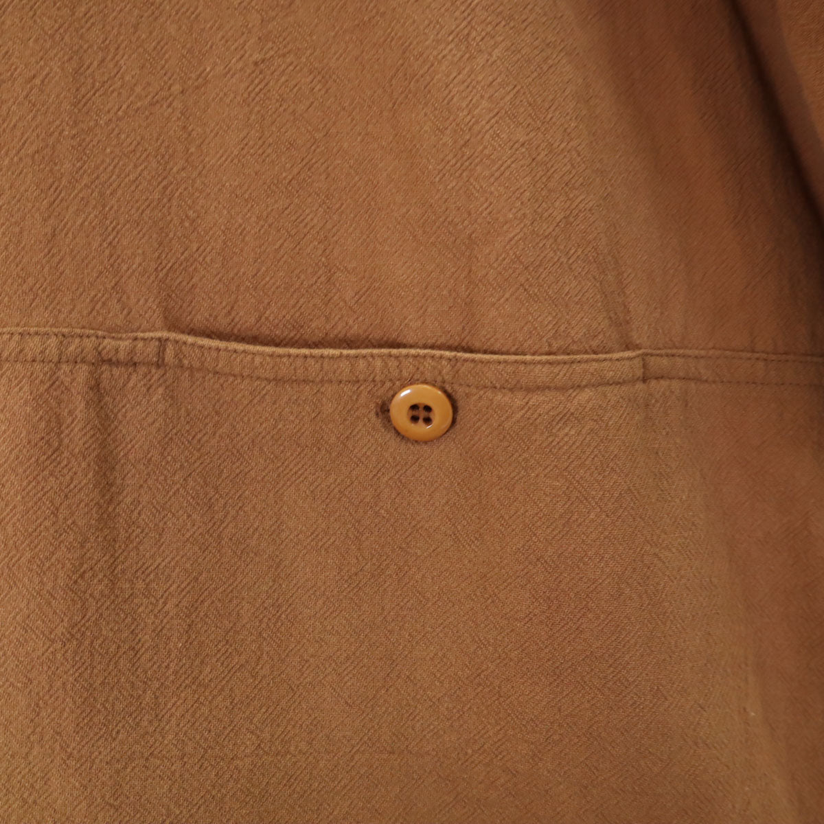 Appleseed's 90s 00s ビッグサイズ オールド 長袖 コットンシャツ 2XL ブラウン レディース