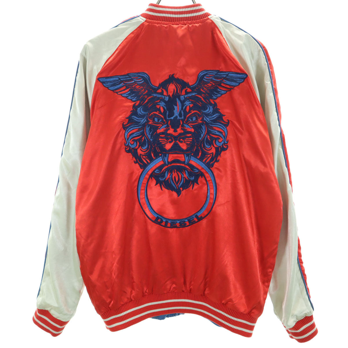 DIESEL ディーゼル リバーシブル スカジャン S ブルー メンズ