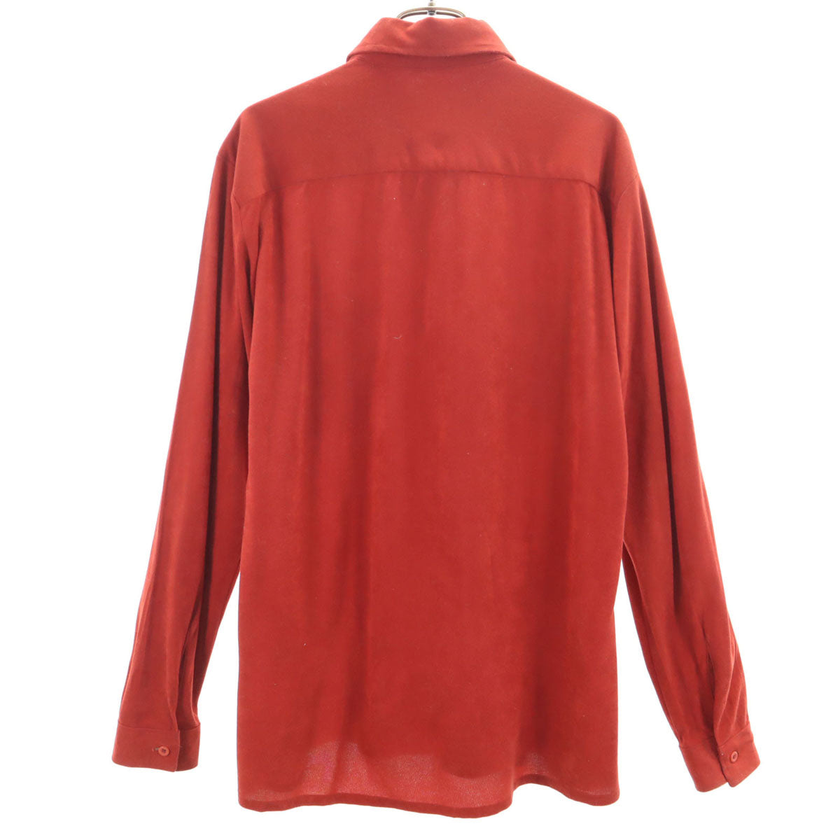 VINTAGE ヴィンテージ 80s 衿芯 長袖 シャツ レッド メンズ