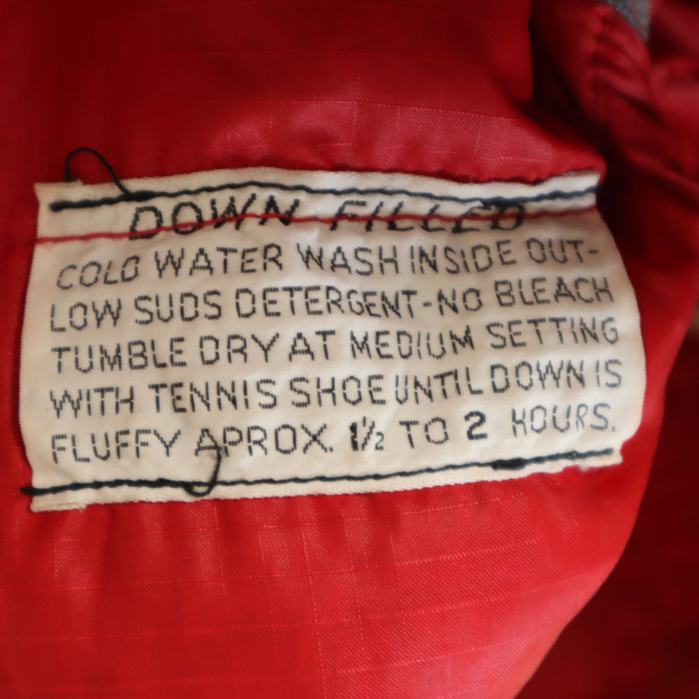 Alpine DESIGN アルパインデザイン 80s 90s オールド ダウンジャケット 赤 メンズ