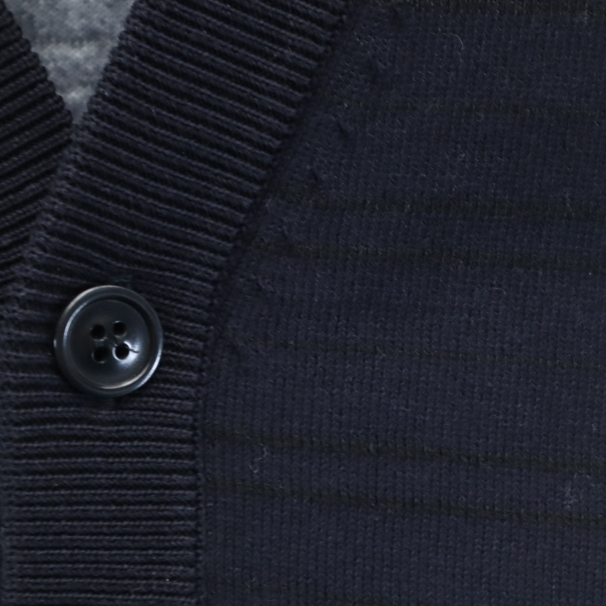 Maison Martin Margiela メゾンマルタンマルジェラ 15SS ボーダー柄 長袖 カーディガン S ネイビー メンズ