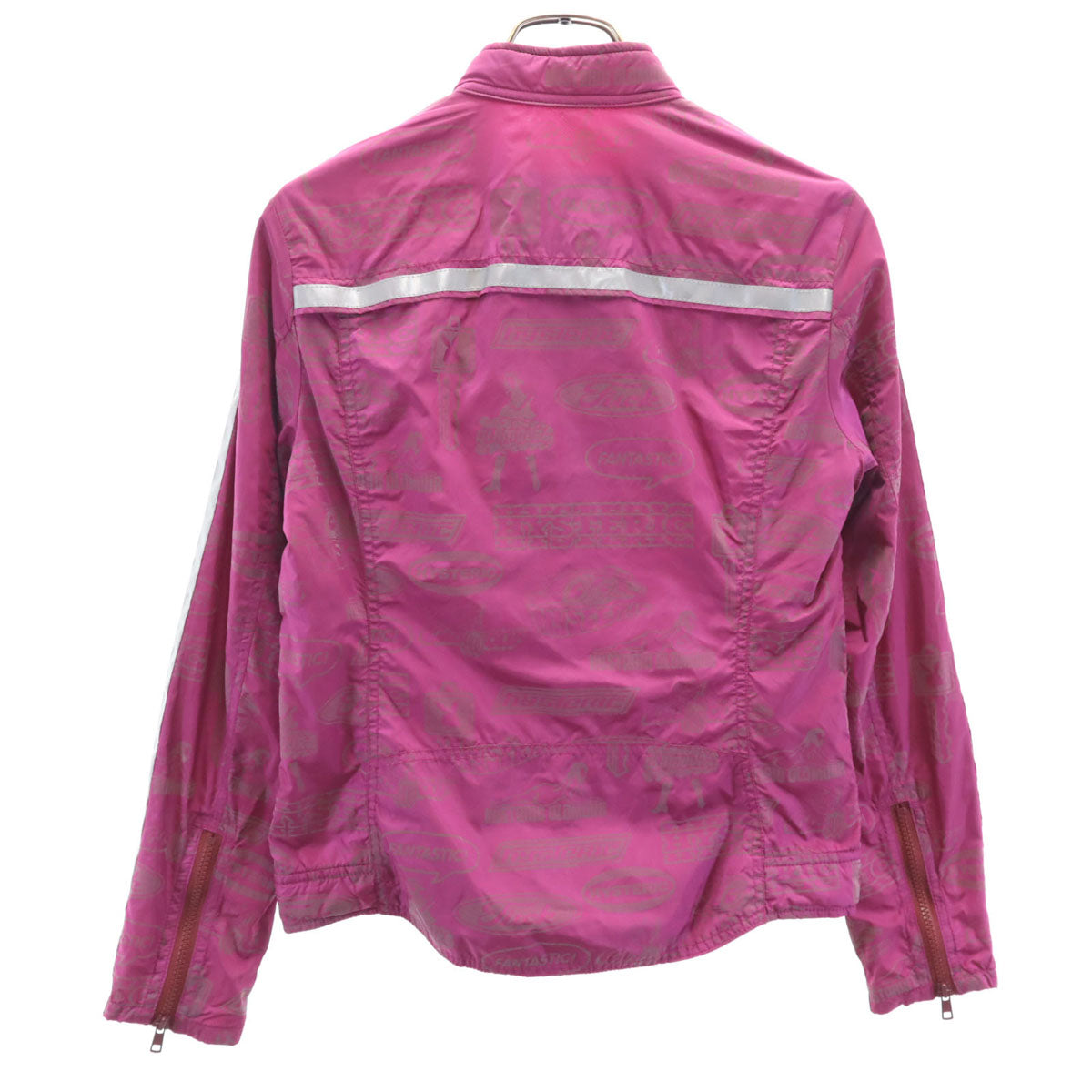 HYSTERICS ヒステリックス 総柄 ナイロンジャケット free ピンク レディース