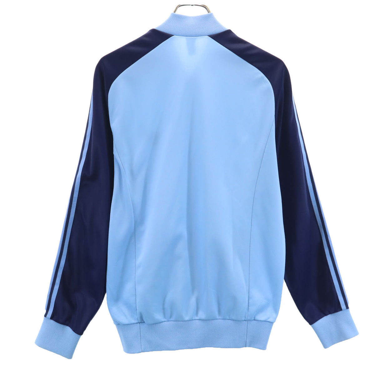 adidas アディダス 70s ヴィンテージ フランス製 PRESTILジップ VENTEX トレフォイルロゴ トラックジャケット ライトブルー メンズ