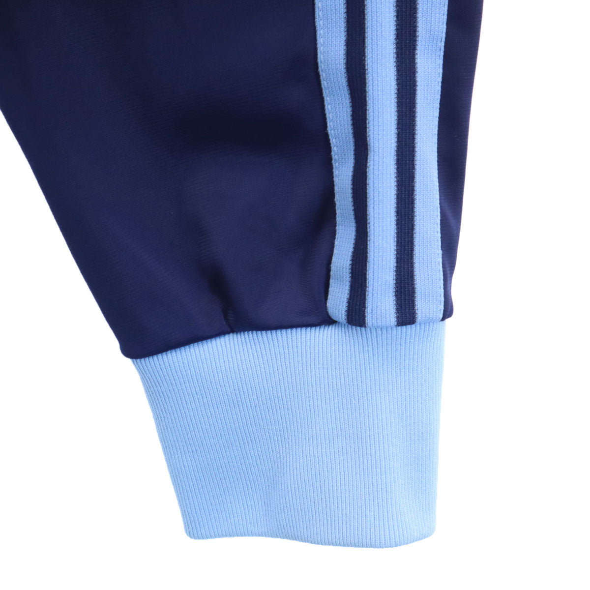 adidas アディダス 70s ヴィンテージ フランス製 PRESTILジップ VENTEX トレフォイルロゴ トラックジャケット ライトブルー メンズ