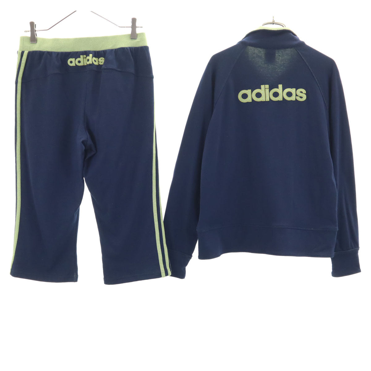 未使用 adidas アディダス ジップジャケット 上下 セットアップ L/OT ネイビー メンズ
