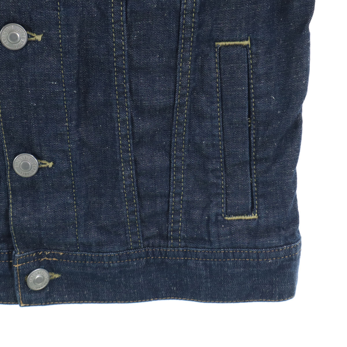 CARE LABEL ケアレーベル イタリア製 デニムジャケット XS インディゴ ジージャン トラッカー メンズ