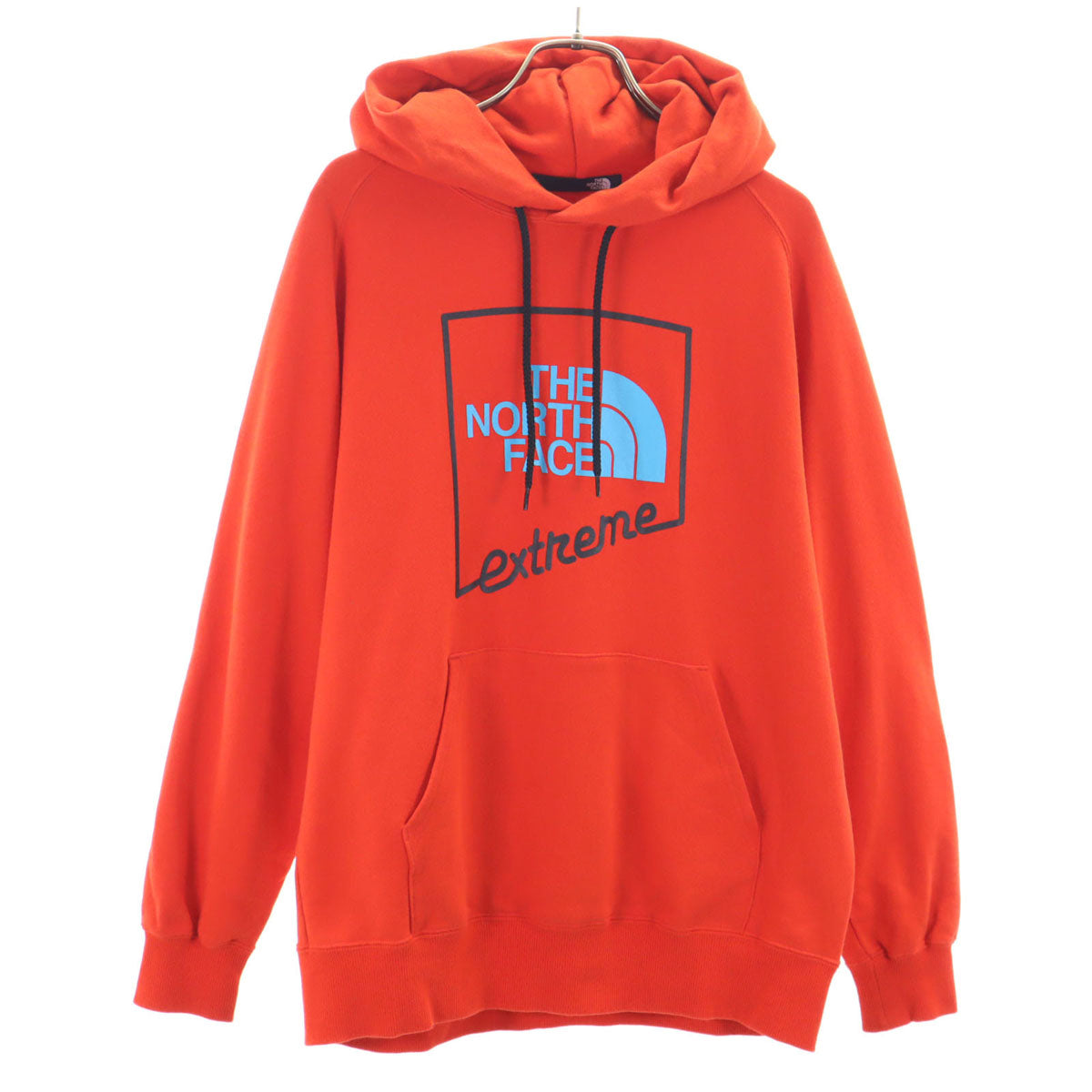 THE NORTH FACE ノースフェイス エクストリーム 長袖 スウェットパーカー S 赤系 NT12031 アウトドア プルオーバー メンズ