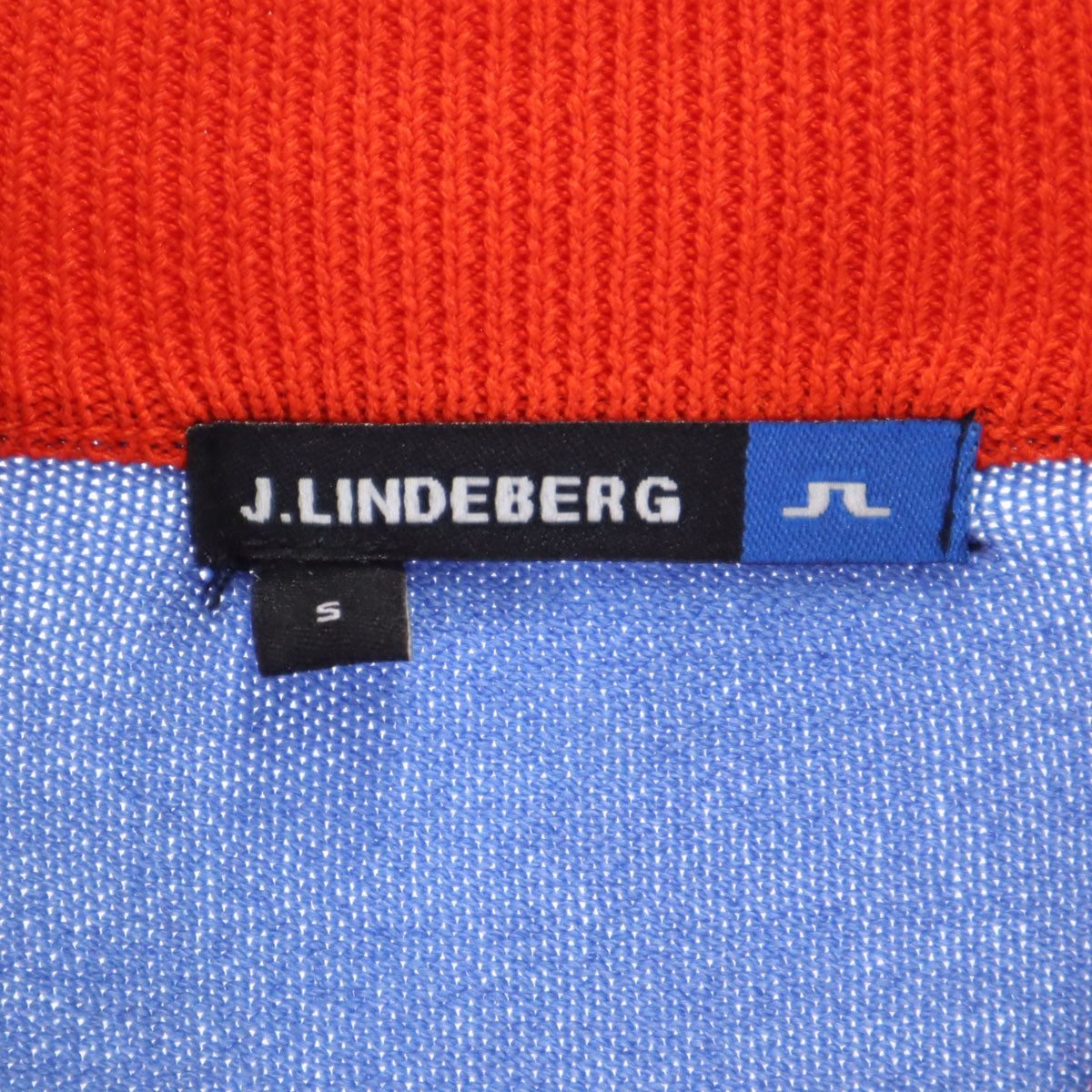 J.LINDEBERG ジェイリンドバーグ 長袖 ニット S ブルー ゴルフ レディース