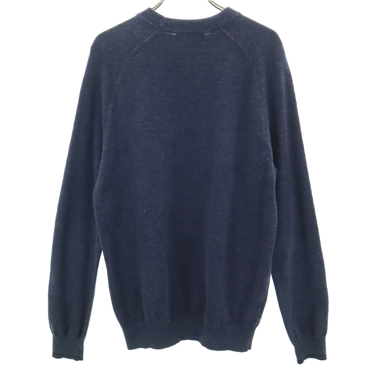 FRED PERRY フレッドペリー 長袖 クルーネック ニット S チャコール メンズ