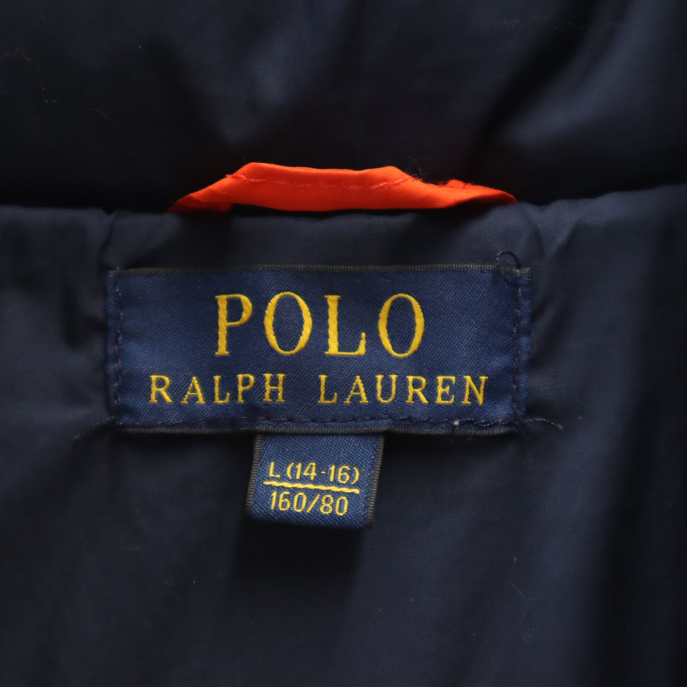 POLO RALPH LAUREN ポロラルフローレン ダウンジャケット L オレンジ キッズ