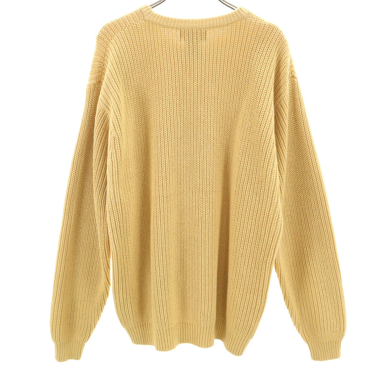LANDS' END ランズエンド 90s オールド 長袖 セーター M マスタード ニット レディース