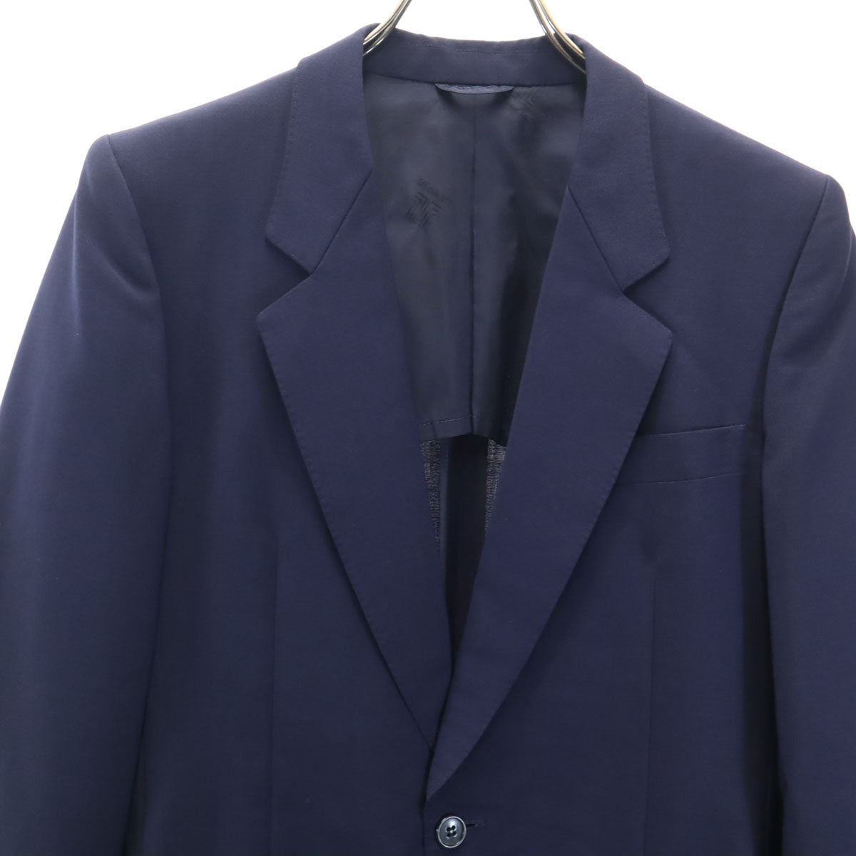 LANVIN ランバン 90s オールド スーツ 上下 セットアップ H48-25-79 ネイビー メンズ