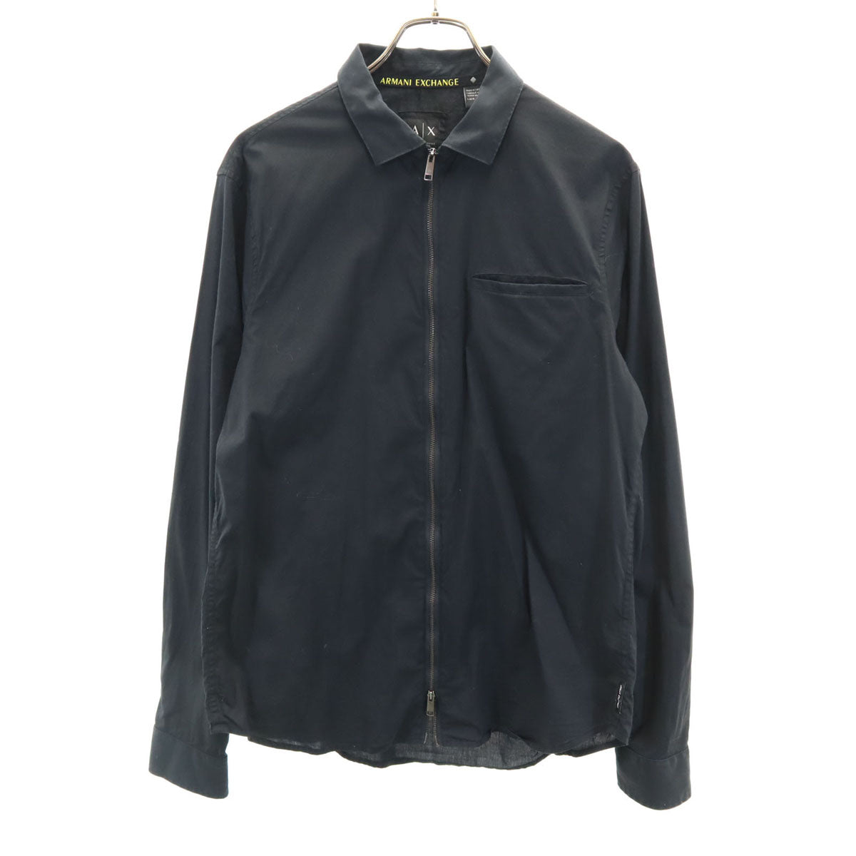 ARMANI EXCHANGE アルマーニエクスチェンジ コットンジャケット L ブラック メンズ