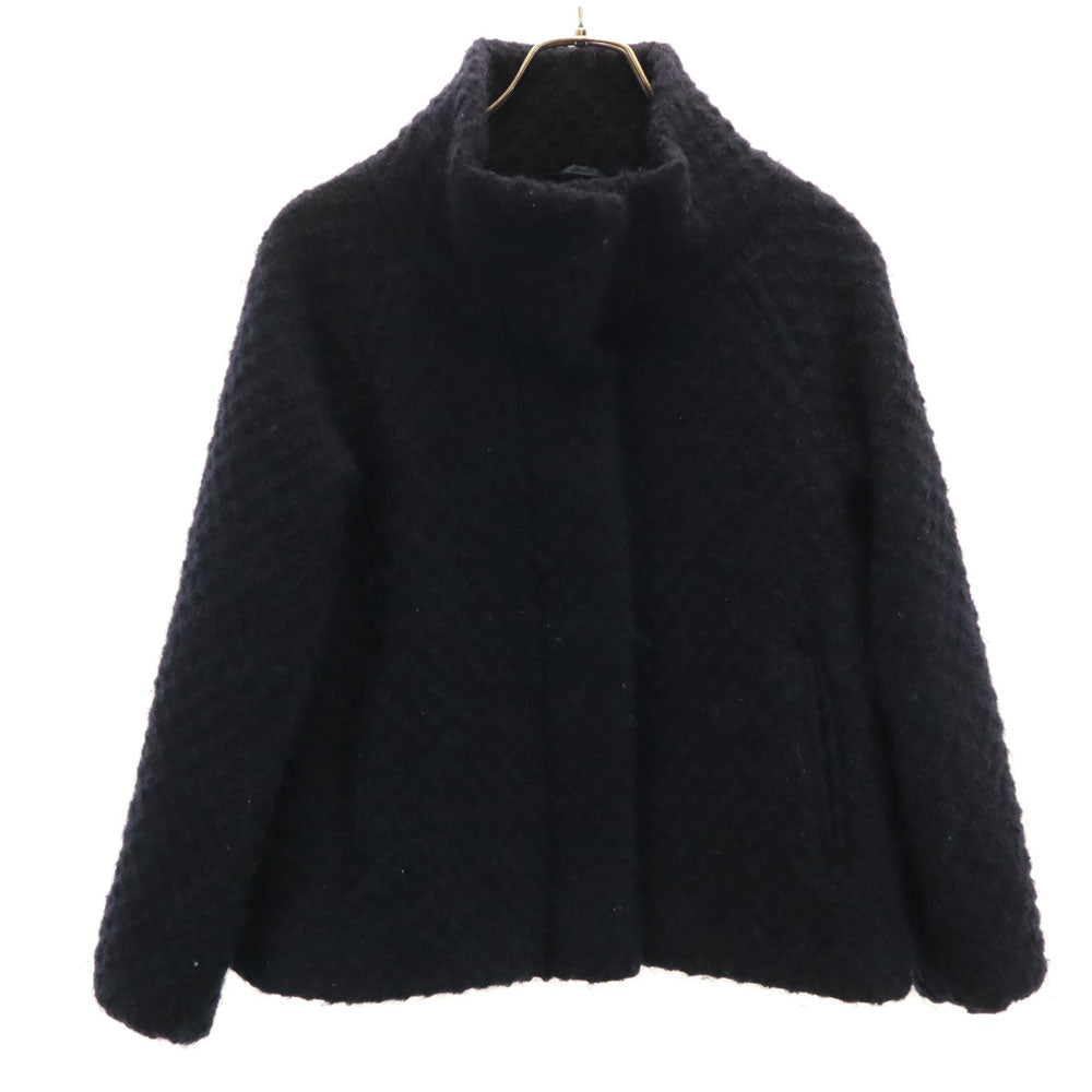 BEAUTY&YOUTH UNITED ARROWS ビューティーアンドユースユナイテッドアローズ ハイネック ウールジャケット S 濃紺 レディース