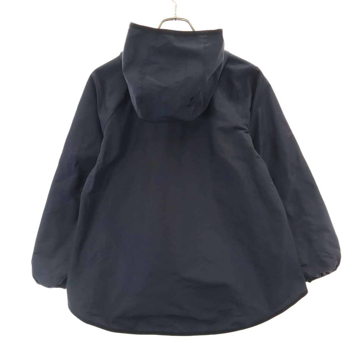 JIL SANDER NAVY ジルサンダーネイビー イタリア製 フーデッド シェル ジャケット 34 ネイビー レディース