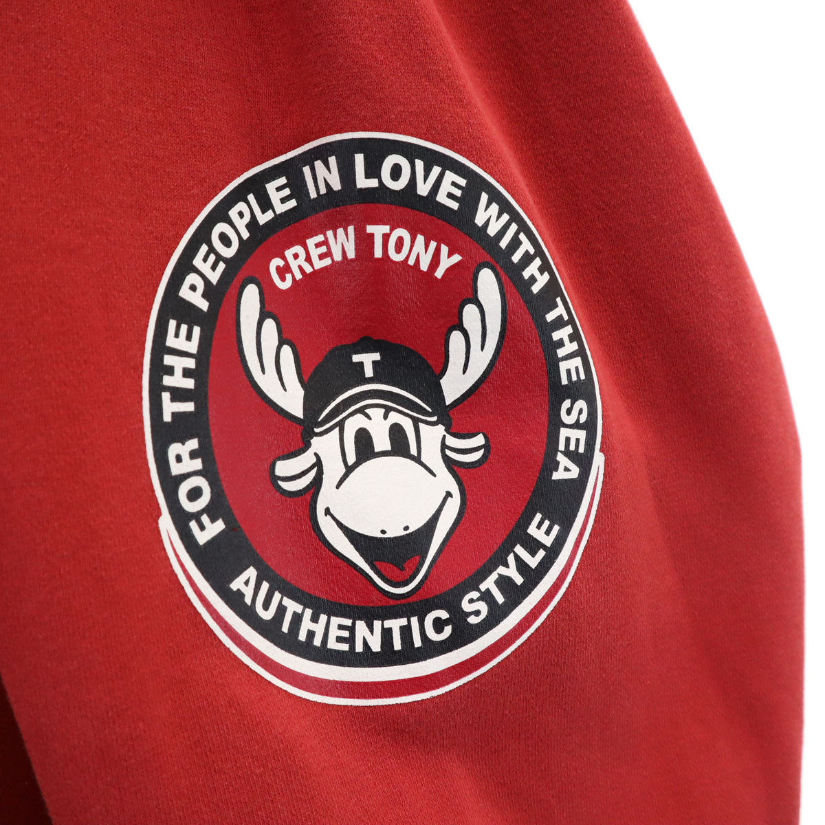 CAPTAIN SANTA キャプテンサンタ 長袖 スウェットパーカー L 赤系 プルオーバー メンズ