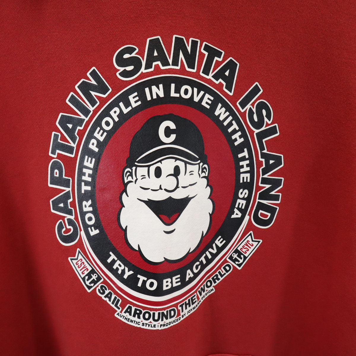 CAPTAIN SANTA キャプテンサンタ 長袖 スウェットパーカー L 赤系 プルオーバー メンズ