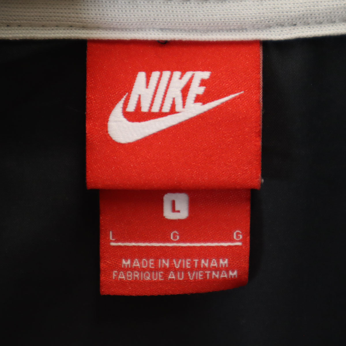 NIKE ナイキ アノラック プルオーバー ジャケット L ブラック ウィンドブレーカー レディース